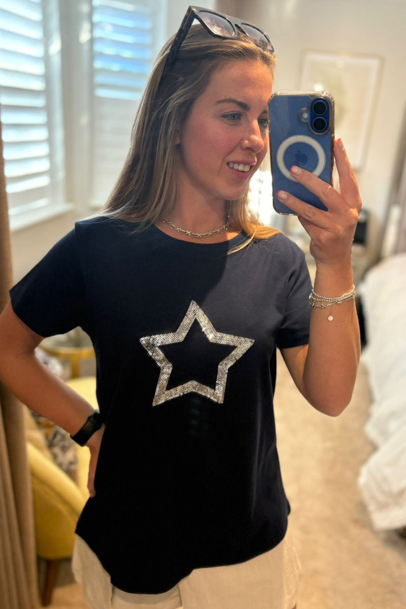Paramour Sequin Star T-Shirt - Multiple Colours