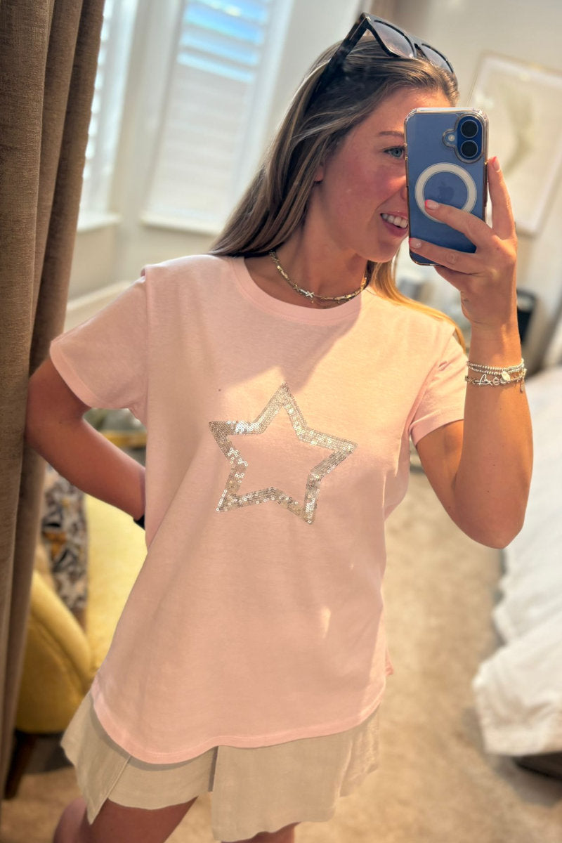Paramour Sequin Star T-Shirt - Multiple Colours
