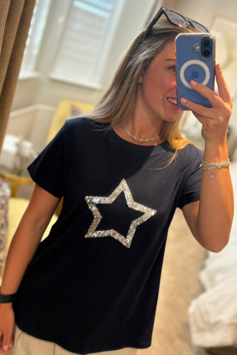 Paramour Sequin Star T-Shirt - Multiple Colours