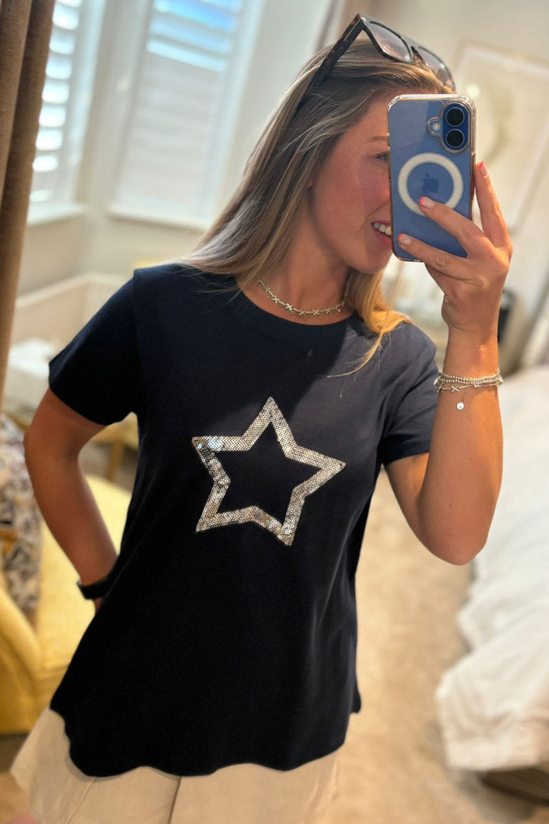 Paramour Sequin Star T-Shirt - Multiple Colours