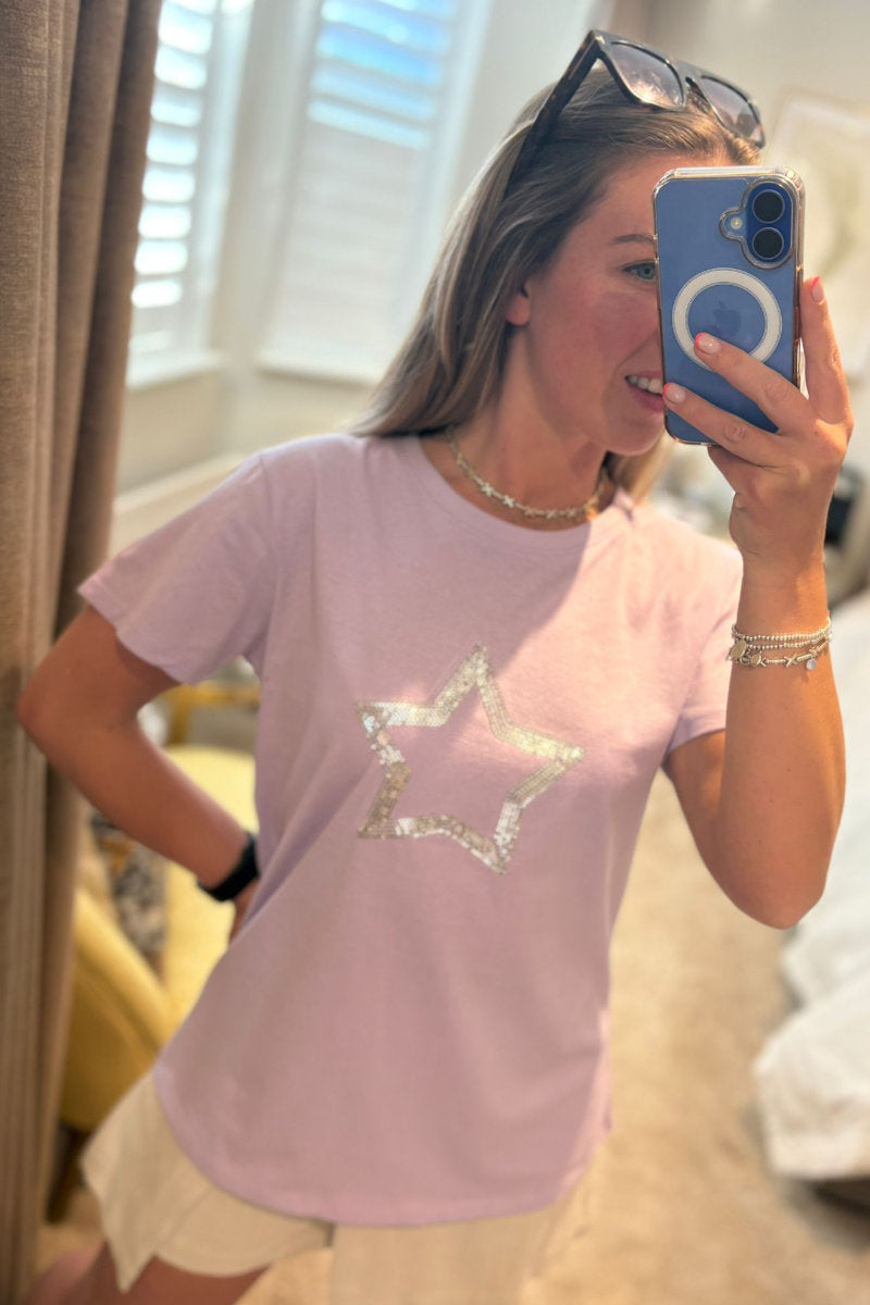 Paramour Sequin Star T-Shirt - Multiple Colours