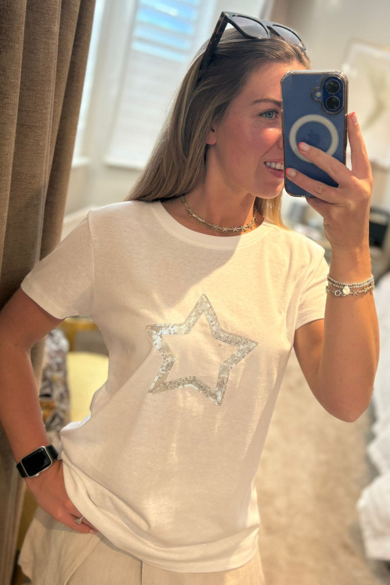 Paramour Sequin Star T-Shirt - Multiple Colours