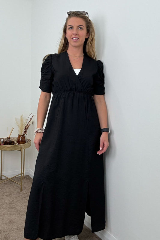 Ex Tu Black Midi Dress