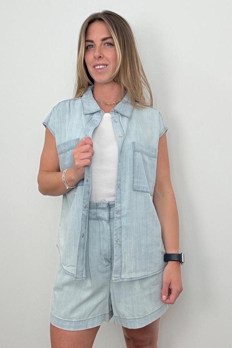 Ex F&F Chambray Shorts