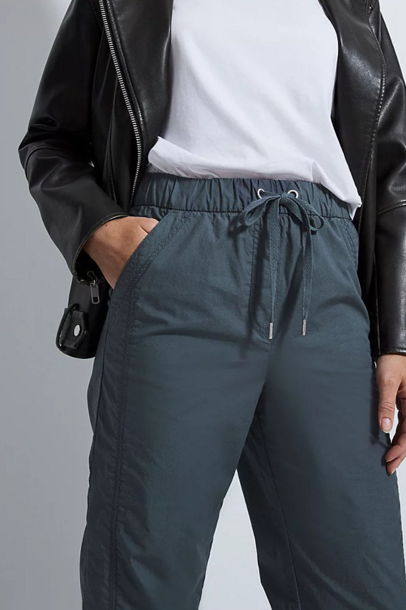 Ex George Charcoal Cargo Poplin Trousers