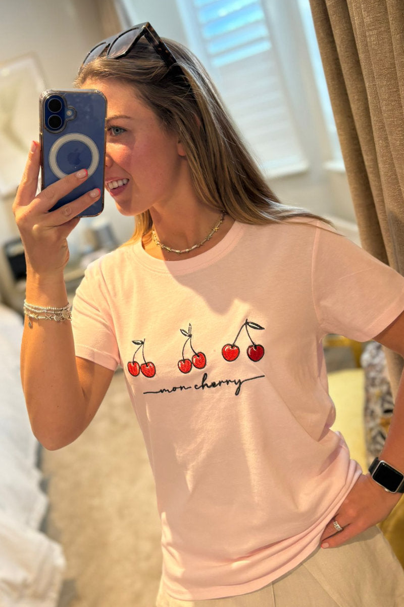 Paramour Cherry Printed Tee - Multiple Colours