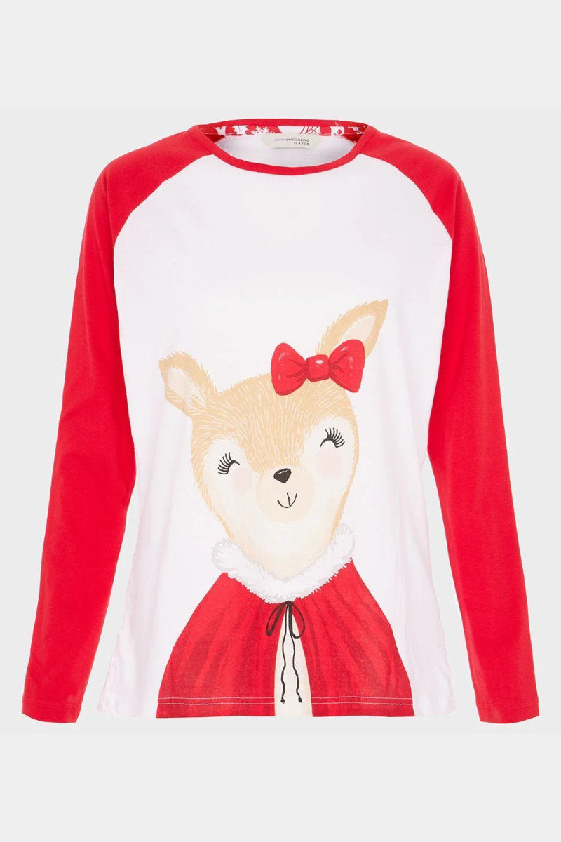 Ladies Reindeer Christmas Pyjamas