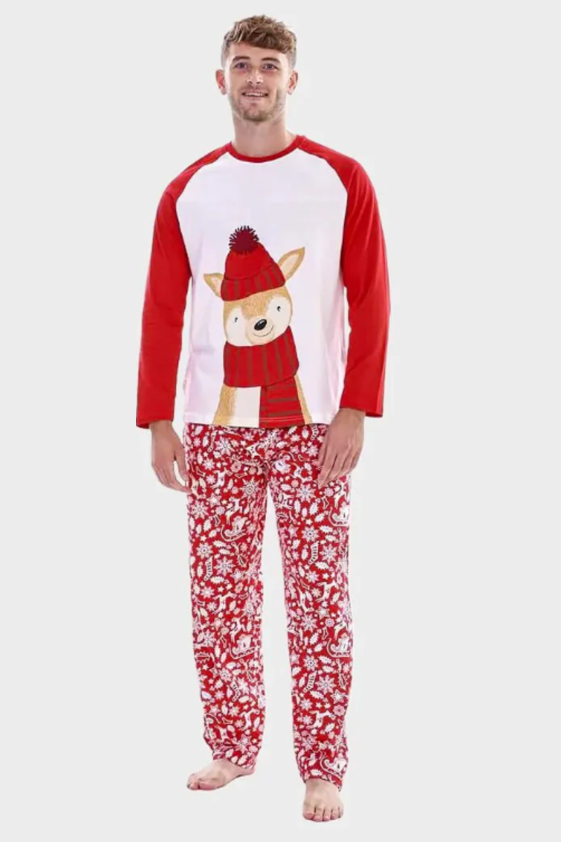 Mens Reindeer Christmas Pyjamas