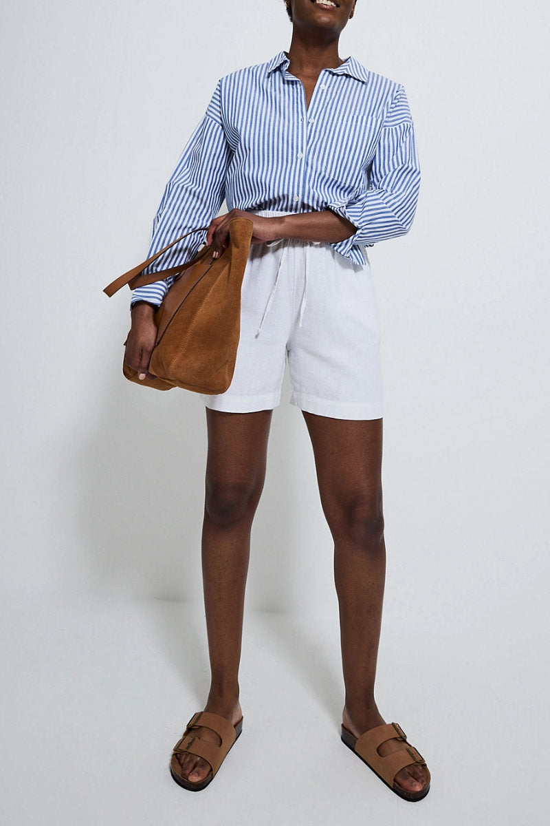 Ex George White Linen Shorts