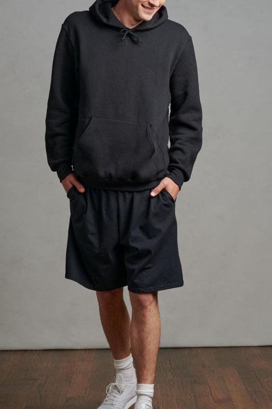 Men's EX-Russell Athletic Cotton Shorts Black