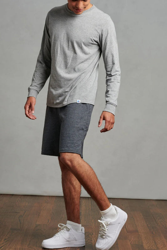 Men's EX- Russell Athletic Cotton Shorts Dark Grey