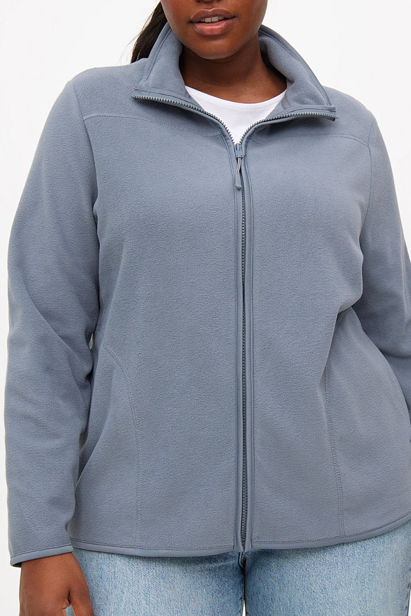 Ex TU Ladies Blue Zip-Through Fleece