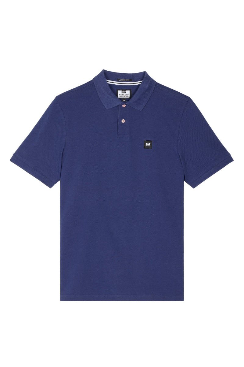 Men's Ex-Weekend Offender Badge Polo Shirt Blue