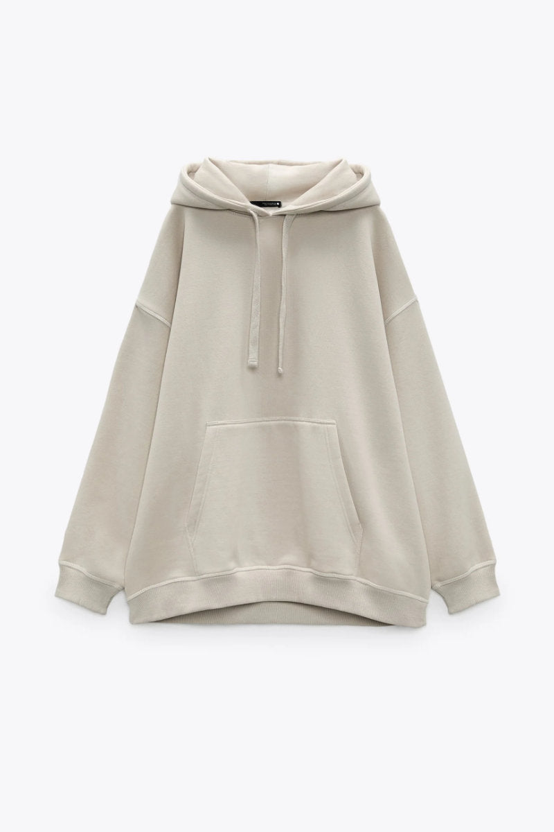 Ex Zara Oversized Stone Hoodie