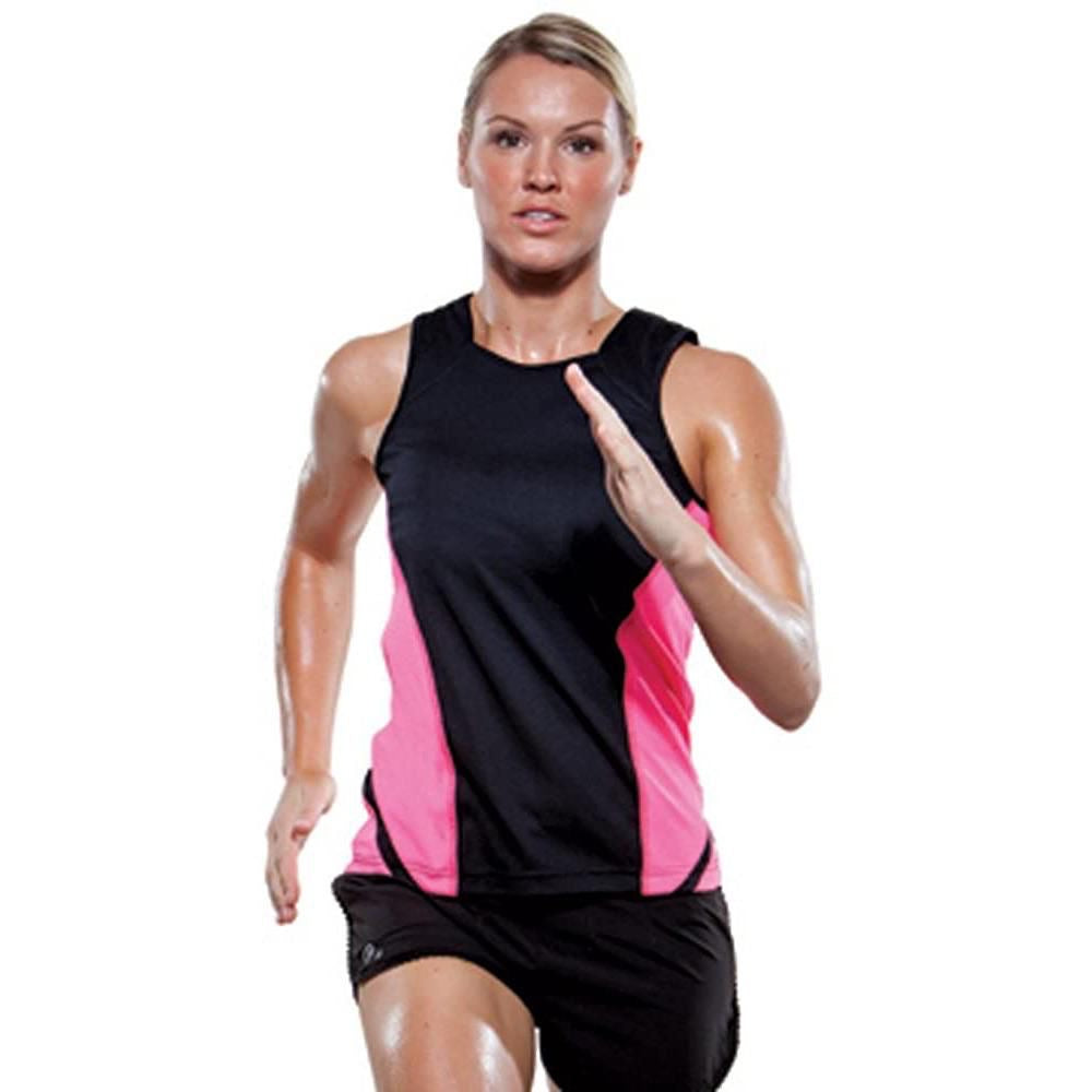 Ladies Cooltex Gym Top Pink